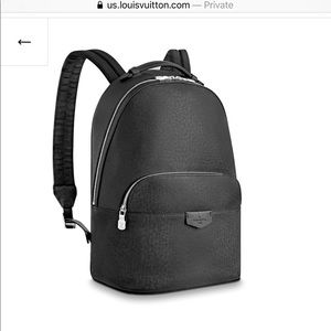 Louis Vuitton Black Anton Backpack